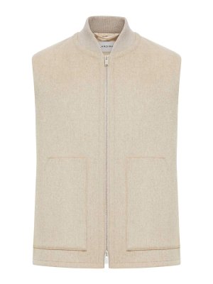 LARDINI: vests - Sleeveless Wool Vest