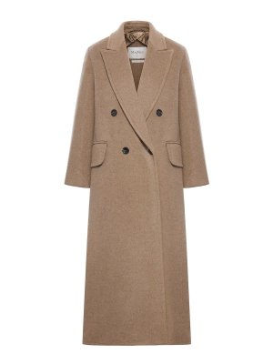 Max Mara: long coats - Long Double-Breasted Cashmere Coat