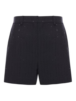 Max Mara: Trousers Shorts - Wool Tassel Shorts