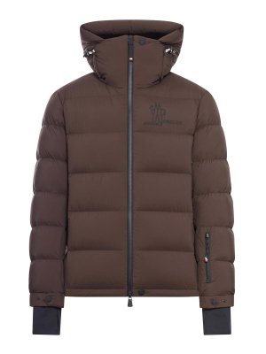 MONCLER: Vestes-rembourrees - Blouson Rembourré - Marron