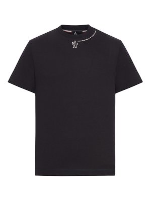 MONCLER: t-shirts - Heavy Combed Cotton Jersey T-Shirt