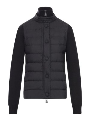 MONCLER: カーディガン - カーディガン - 黒