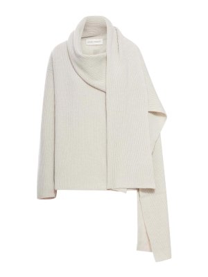 NICCOLO' PASQUALETTI: crew necks - Mucchio Sweater With Scarf Neck