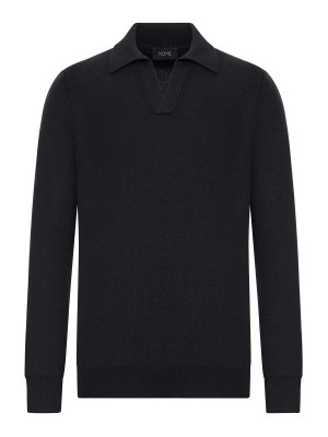 GRAN SASSO: Poloshirts - Poloshirt - Schwarz