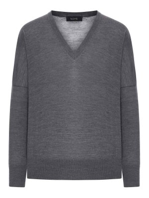 GRAN SASSO: crew necks - V-Neck Wool Sweater