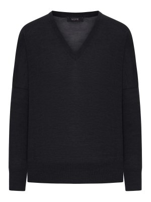 GRAN SASSO: crew necks - V-Neck Wool Sweater