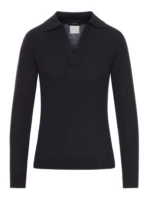 GRAN SASSO: polo shirts - Long-Sleeved Wool Polo Shirt