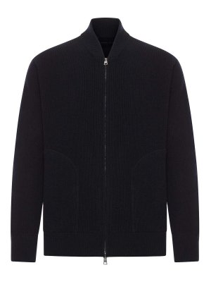 ROBERTO COLLINA: crew necks - Wool Sweater With Zip