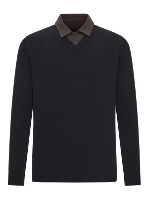 ROBERTO COLLINA: Poloshirts - Poloshirt - Schwarz