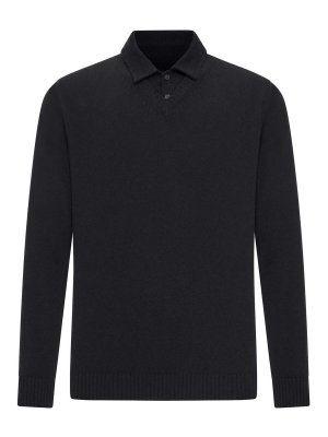 ROBERTO COLLINA: Poloshirts - Poloshirt - Schwarz