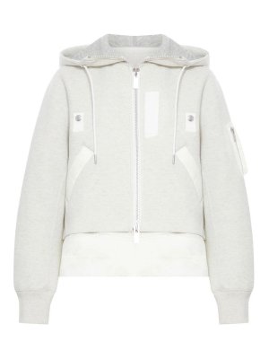 Sacai: Felpe e maglie - Felpa In Misto Cotone