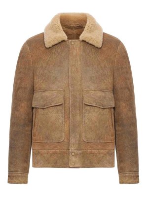 SALVATORE SANTORO: レザージャケット - レザージャケット - ブラウン