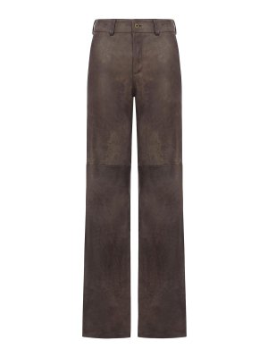 SALVATORE SANTORO: leather trousers - Leather Pants