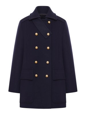 SEAFARER: short coats - Vitamin Double-Breasted Wool Coat