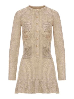 Self Portrait: Robes courtes - Robe Courte - Métallique