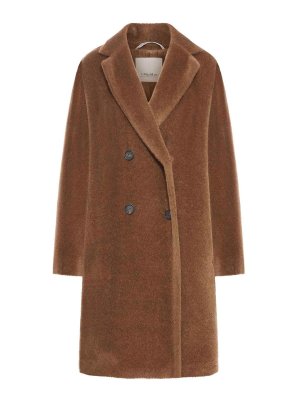 S MAX MARA: long coats - Midi Coat In Wool And Alpaca