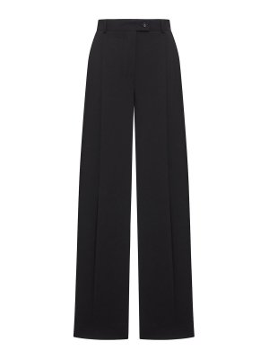 SPORTMAX: casual trousers - Oversized Stretch Wool Pants