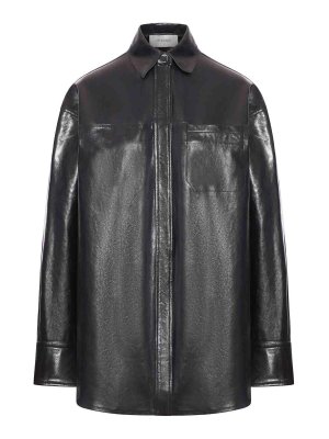 SPORTMAX: shirts - Borel Oversized Nappa Shirt