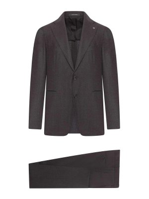 TAGLIATORE: Vestidos de gala - Traje - Marrón