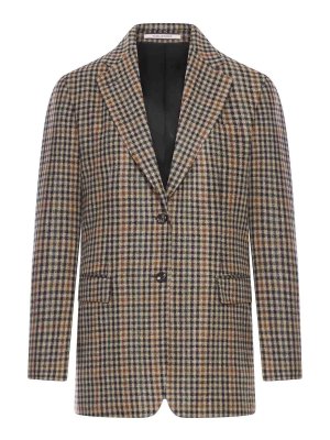 TAGLIATORE: blazers - Single-Breasted Tailored Wool Jacket