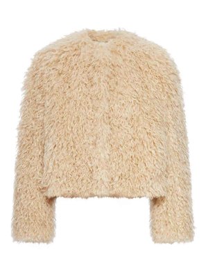 TAGLIATORE: Fur & Shearling Coats - Cropped Fur Jacket