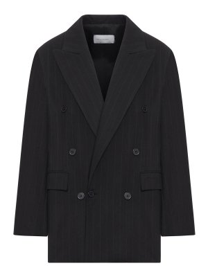 THE NINA STUDIO: blazers - Tailored Double-Breasted Blazer