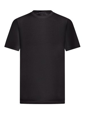 TRANSIT: Strickpullover mit Rundhalsausschnitt - Rundhalspullover - Schwarz