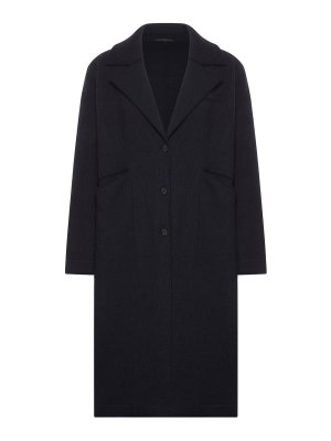 TRANSIT: long coats - Long Single-Breasted Wool Coat