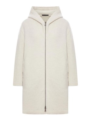 TRANSIT: cappotti lunghi - Giubbotto Comfort Fit In Lana Cotta