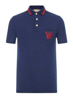 VALENTINO GARAVANI: Poloshirts - Poloshirt - Blau