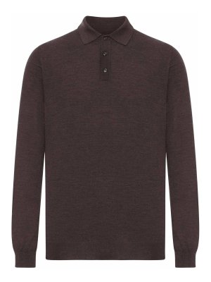 ZANONE: ポロシャツ - ポロシャツ - ブラウン