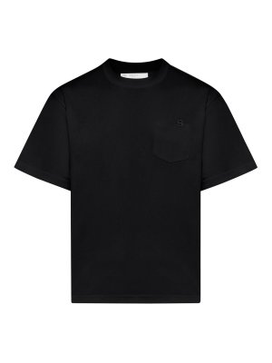 Sacai: T-shirts - T-Shirt - Noir