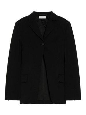 SPORTMAX: Blazer - Blazer - Negro