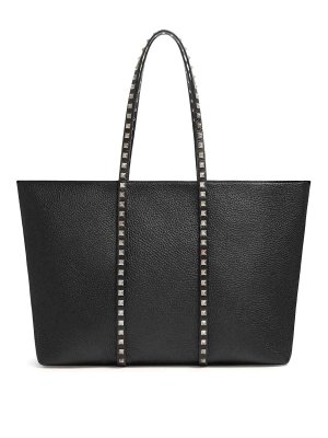 VALENTINO GARAVANI: トートバッグ - トートバッグ - 黒