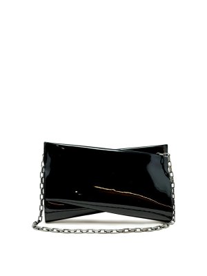 CHRISTIAN LOUBOUTIN: pochette - Pochette Loubitwist in vernice