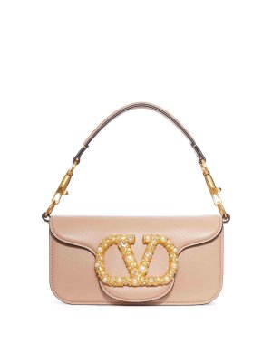 VALENTINO GARAVANI: Schultertaschen - Schultertasche - Nude