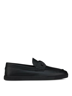 CHRISTIAN LOUBOUTIN: Loafers & Slippers - Chambeliboat Leather Loafers