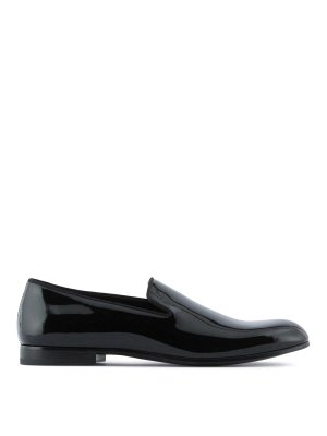 GIORGIO ARMANI: Loafers & Slippers - Patent Leather Loafers