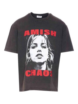 AMISH: crew necks - Grey T-Shirt