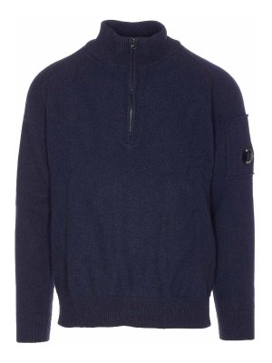 C.P. COMPANY: maglia a collo alto e polo - Maglieria blu