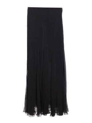 CHLOE': Long skirts - Black Skirt