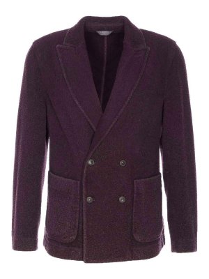 CIRCOLO 1901: blazers - Bordeaux Double Breasted Button Jacket