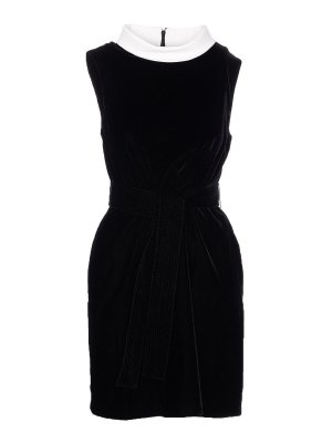 CURVEL: short dresses - Velvet Dress