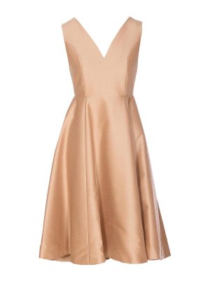 CURVEL: Robes courtes - Robe Courte - Beige