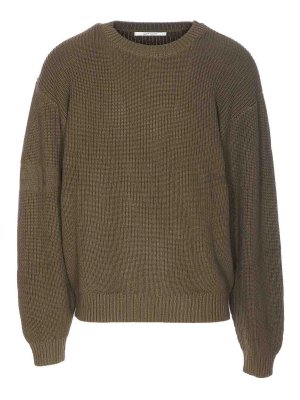 DAILY PAPER: Strickpullover mit Rundhalsausschnitt - Rundhalspullover - Grün