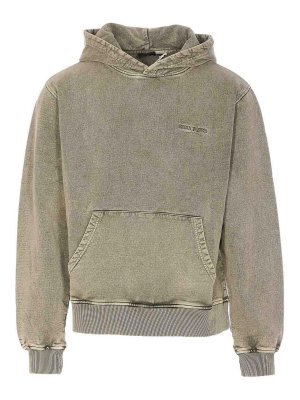 DAILY PAPER: Sweatshirts & Sweaters - Green Dias Washed Hoodie