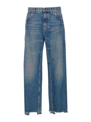 DOLCE & GABBANA: Straight Leg Jeans - Straight Leg Jeans - Blau