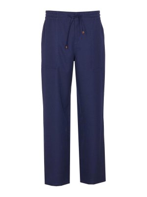 DRÔLE DE MONSIEUR: Pantalons casual - Pantalons Décontractés - Bleu