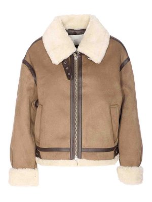 DUNST: Lederjacken - Lederjacke - Braun