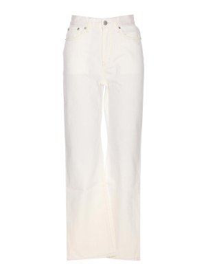 DUNST: straight leg jeans - White Essentiel Straight Jeans